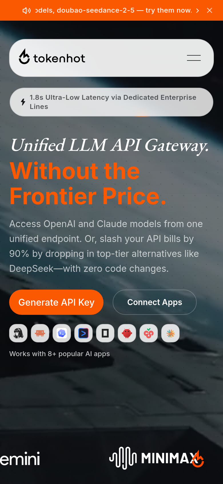 Homepage / Lander