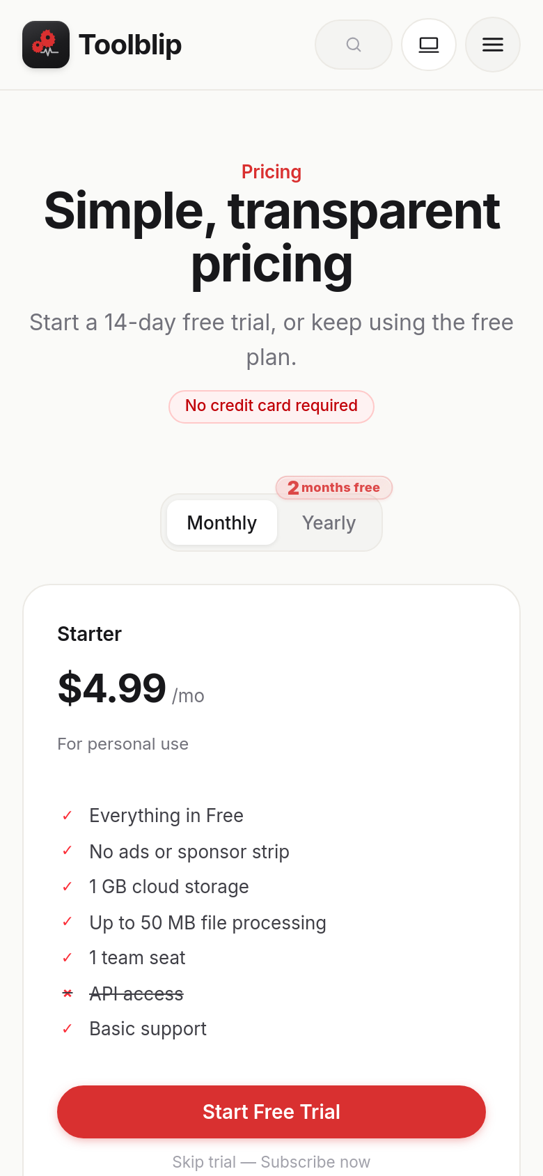 Pricing