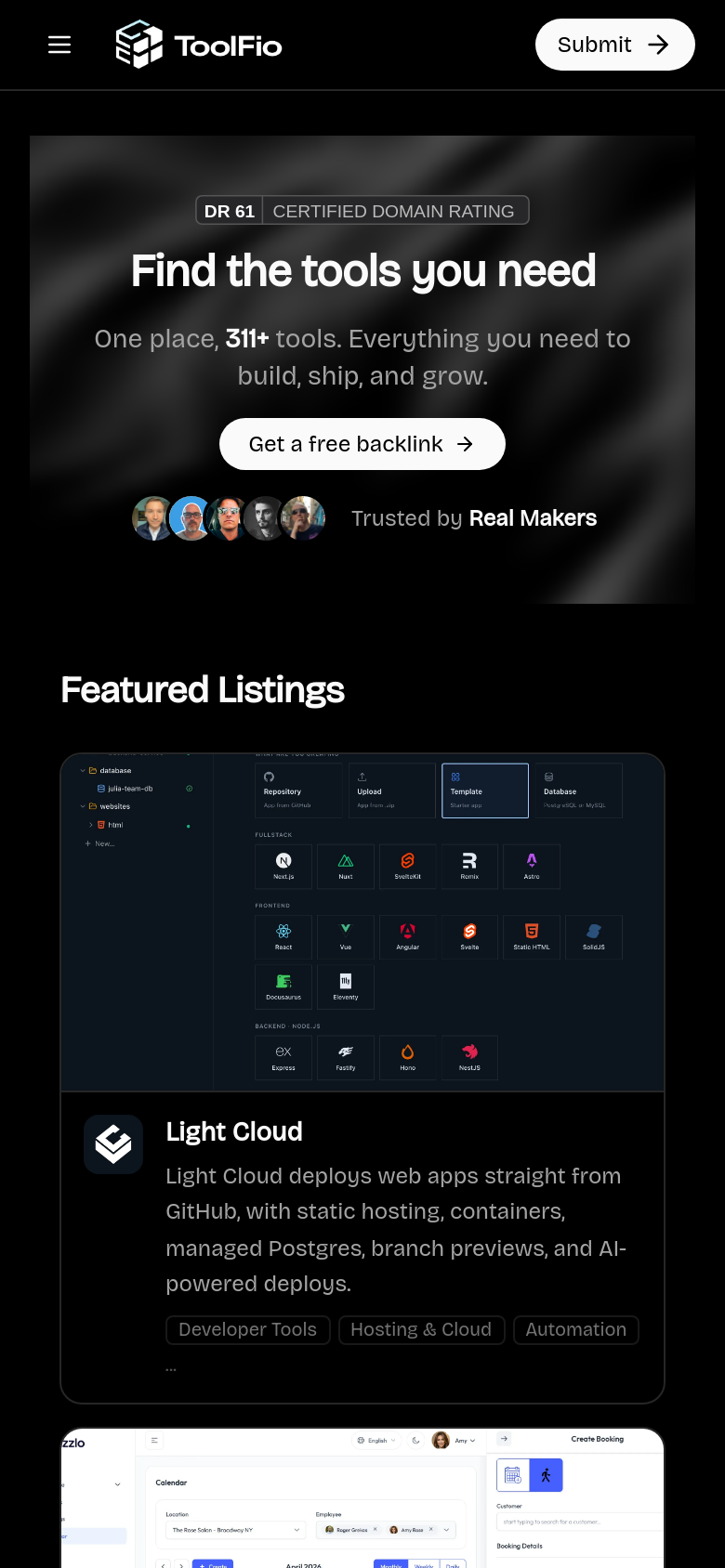 Homepage / Lander