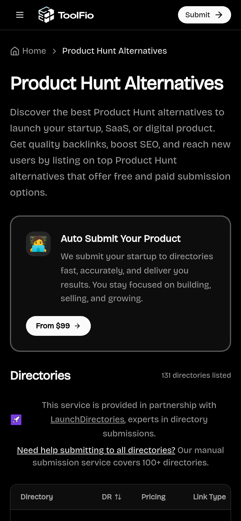 Product Hunt Alternatives