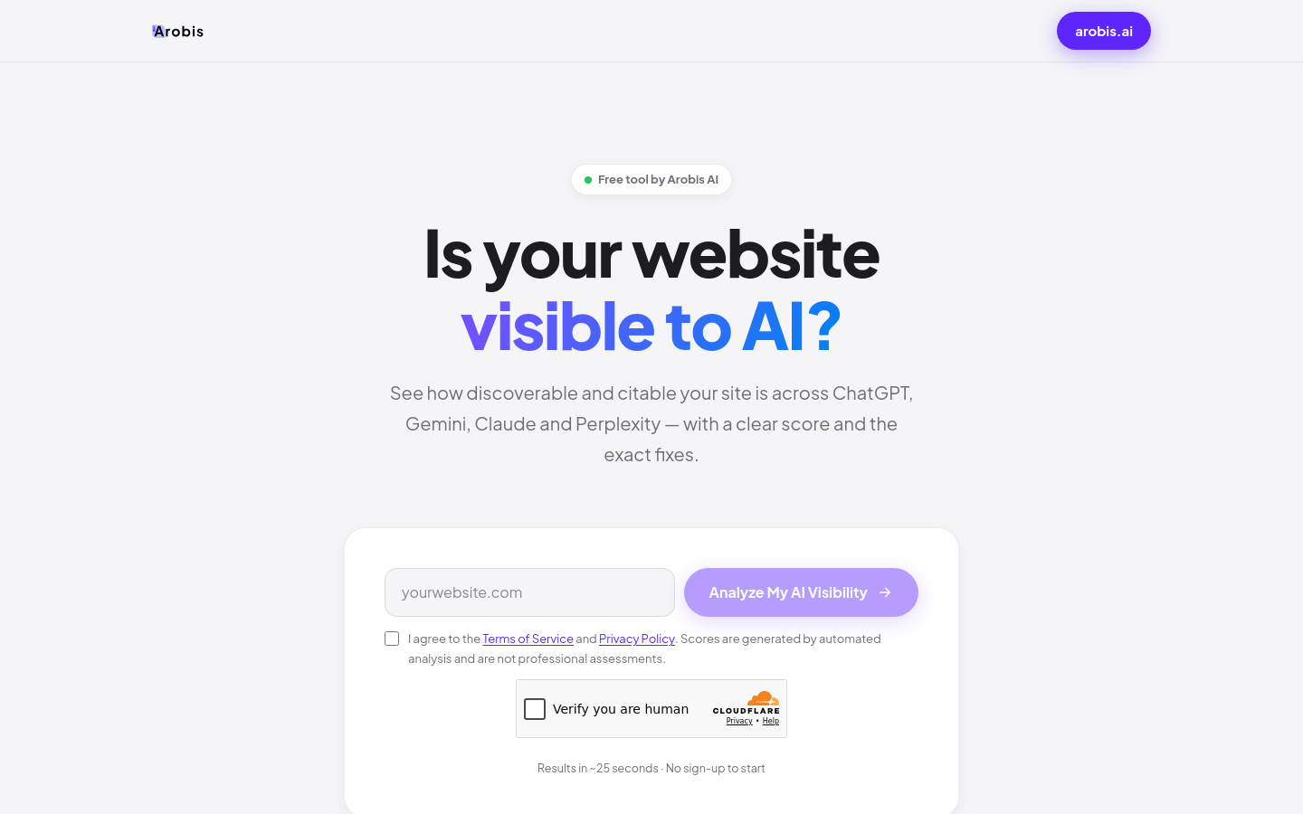 Captured Homepage / Lander