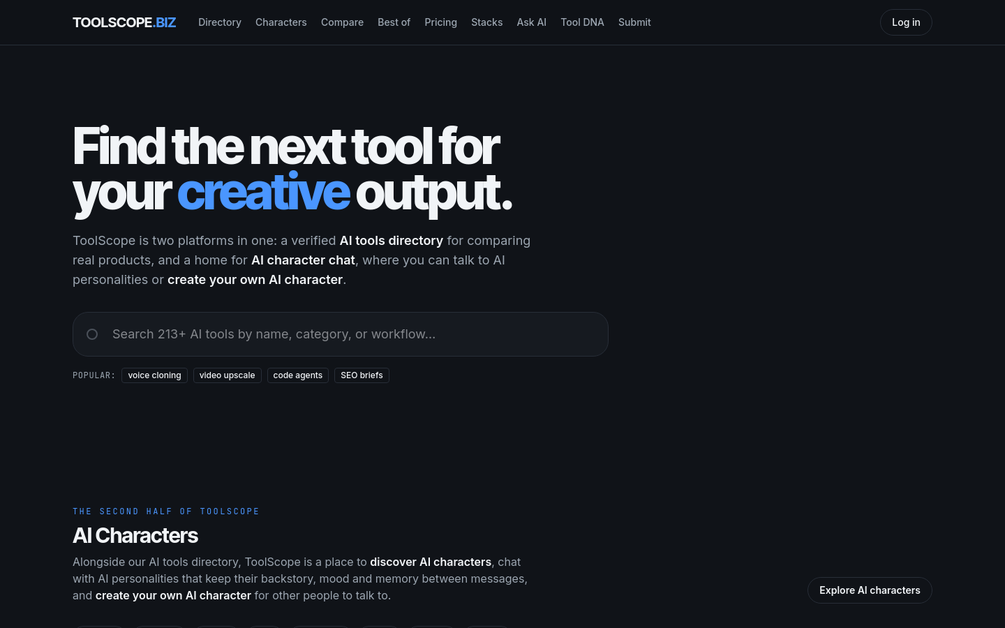 Captured Homepage / Lander