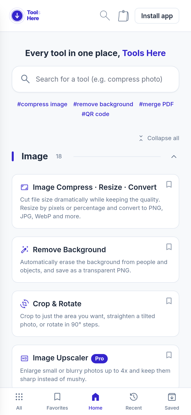 Homepage / Lander