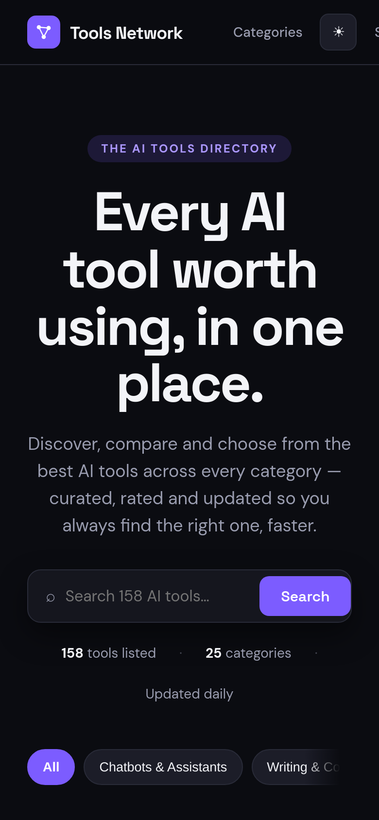 Homepage / Lander