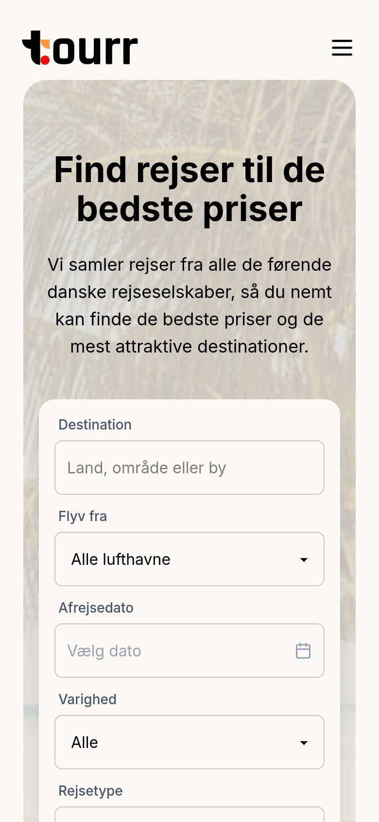 Homepage / Lander