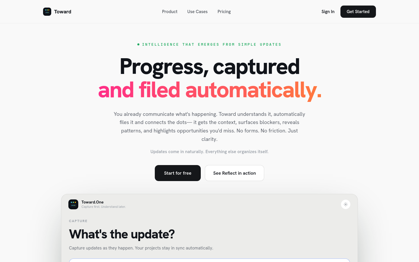 Captured Homepage / Lander