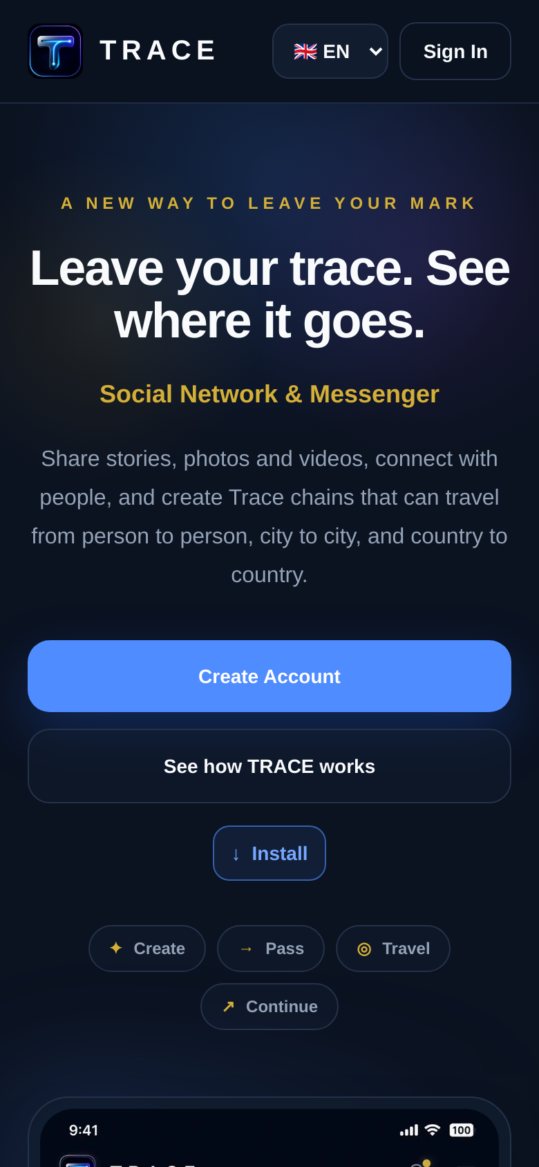 Homepage / Lander