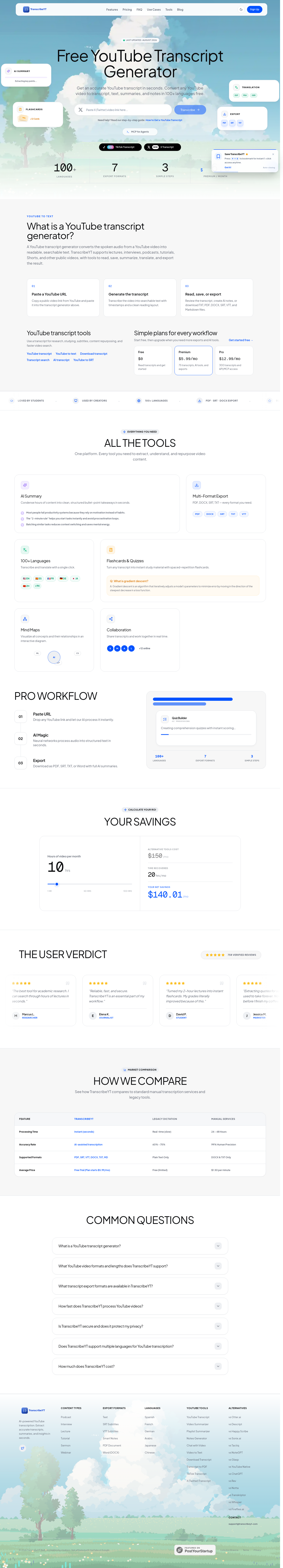 transcribeyt.com — 