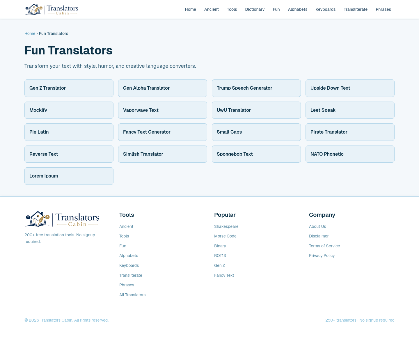 translatorscabin.com — 
