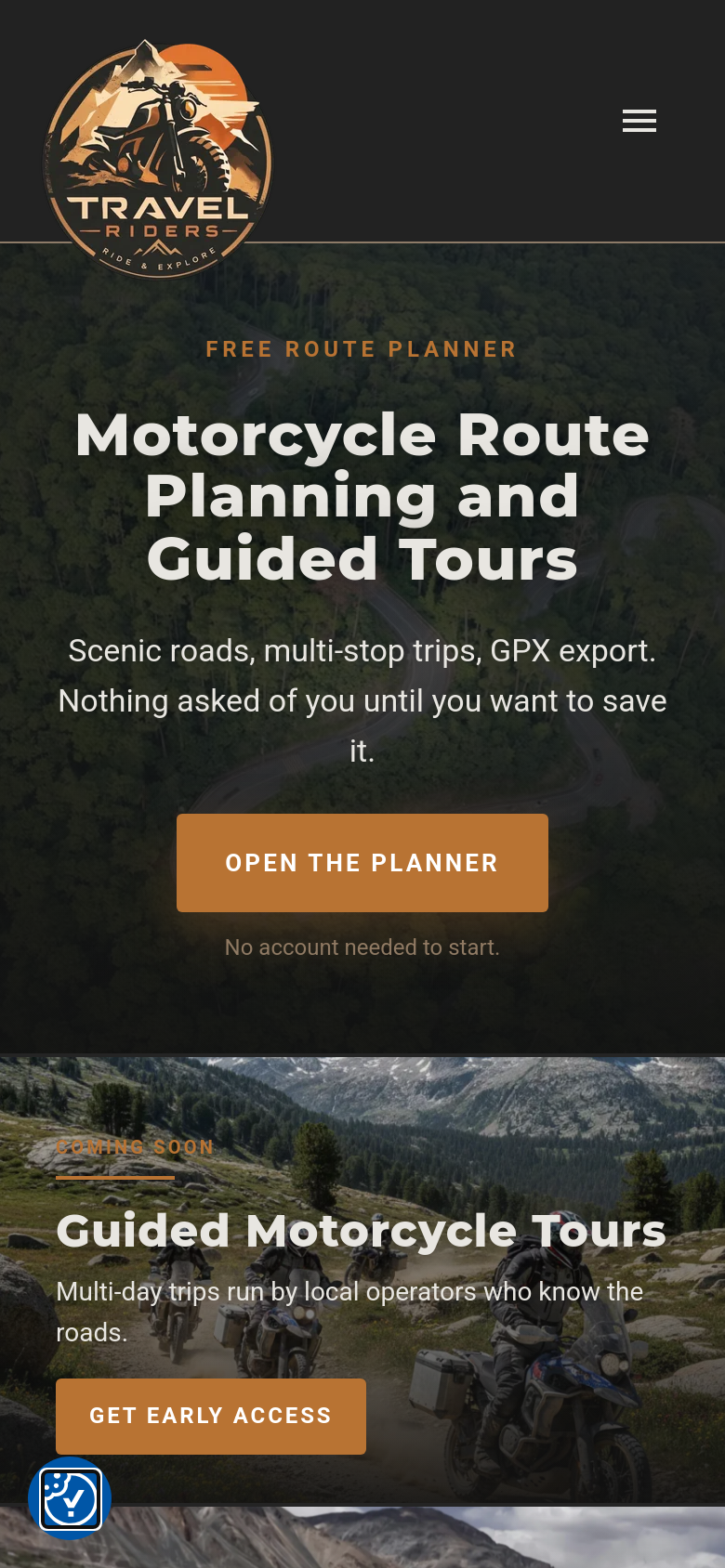 Homepage / Lander