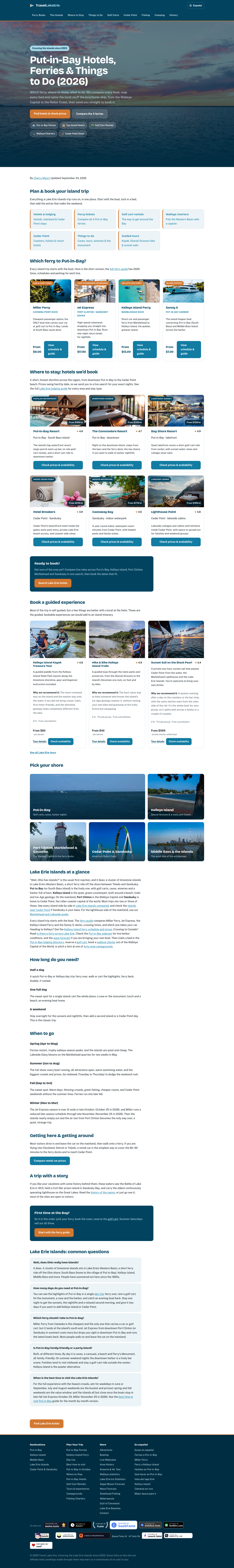 travellakeerie.com — 