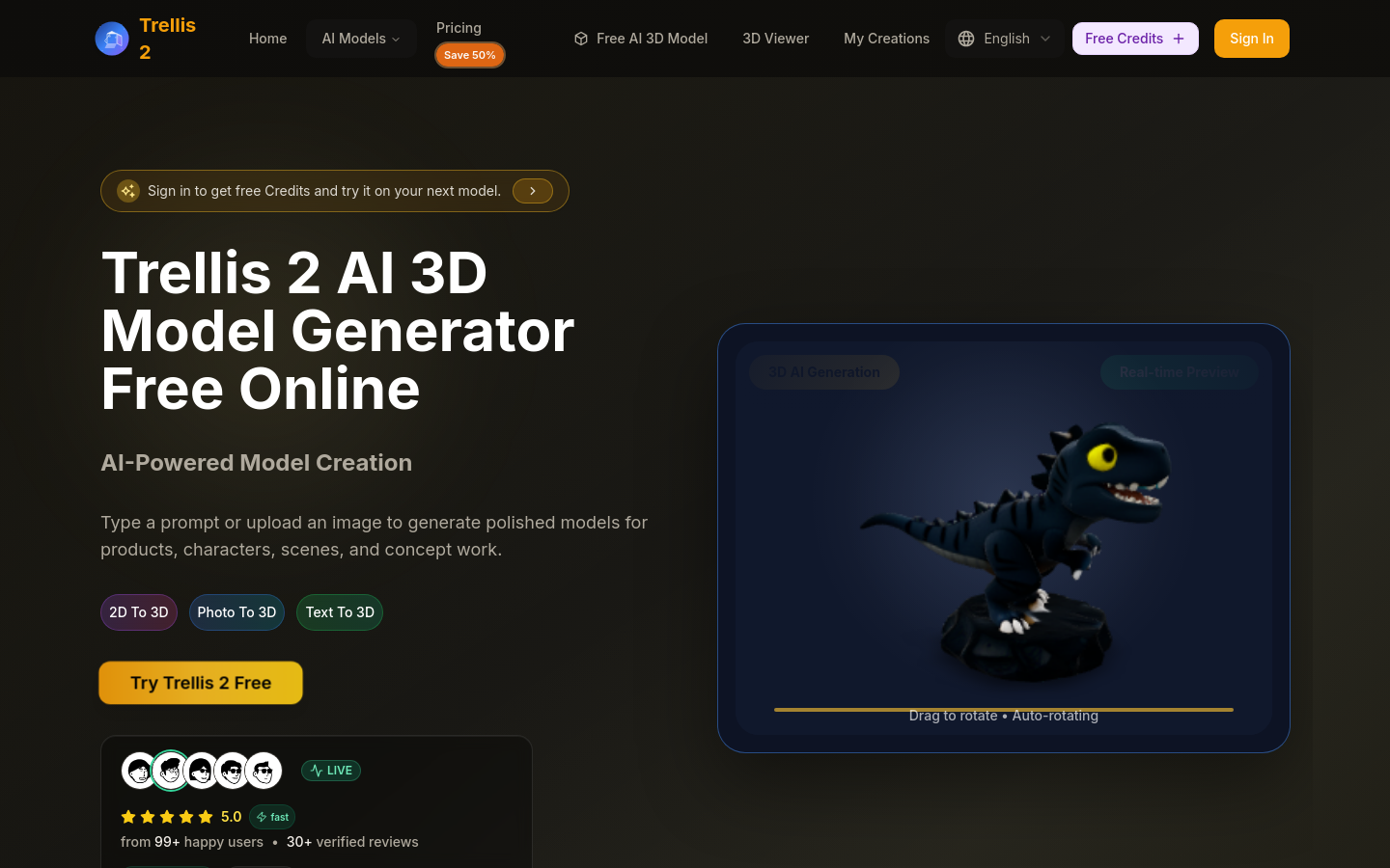 Captured Homepage / Lander
