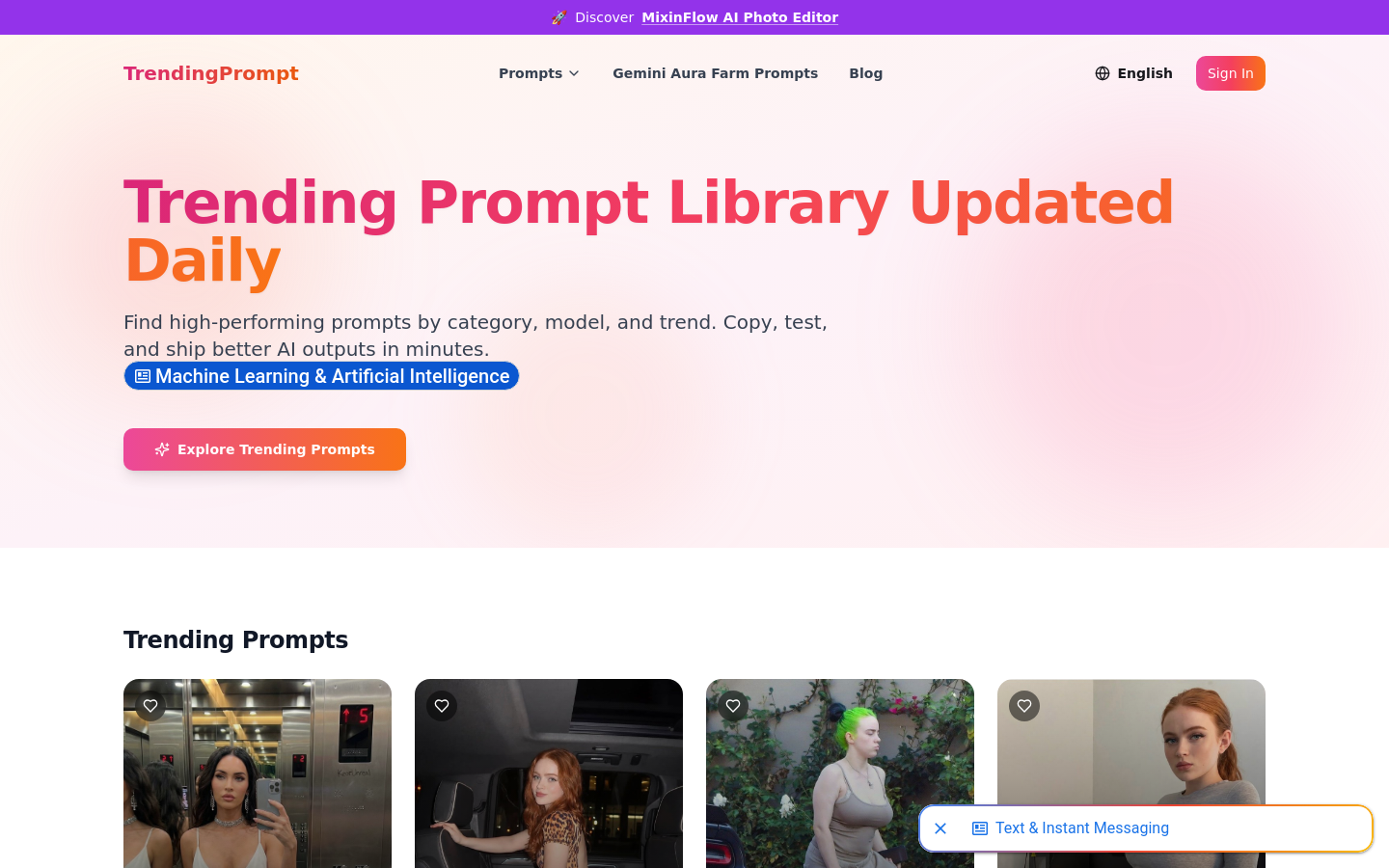 Captured Homepage / Lander