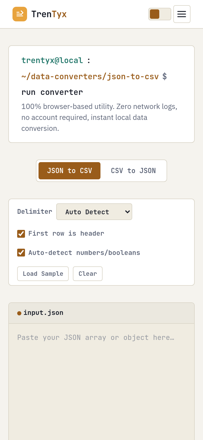 Homepage / Lander
