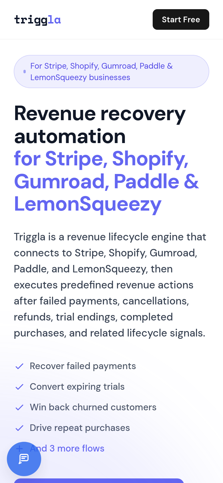 Homepage / Lander