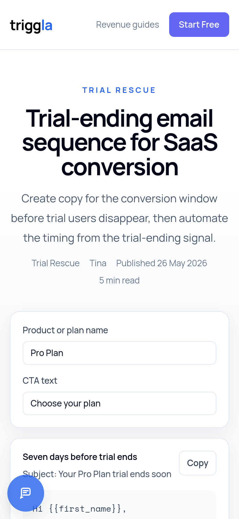 Trial Ending Email Sequence