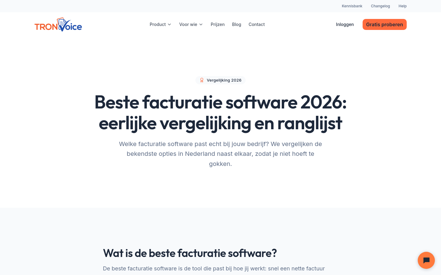 Beste Facturatie Software