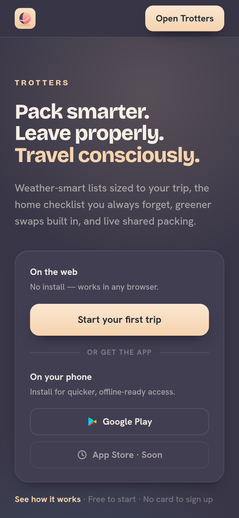 Homepage / Lander