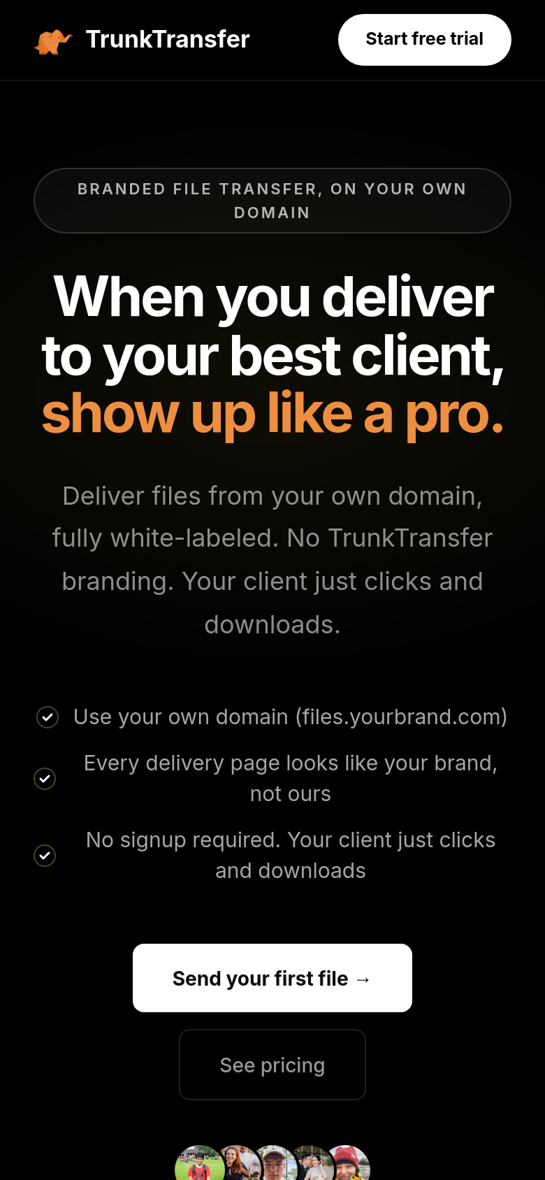 Homepage / Lander
