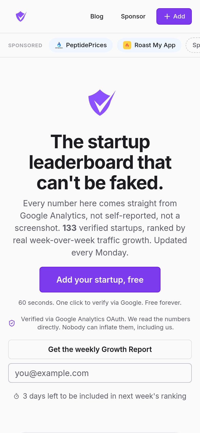 Homepage / Lander