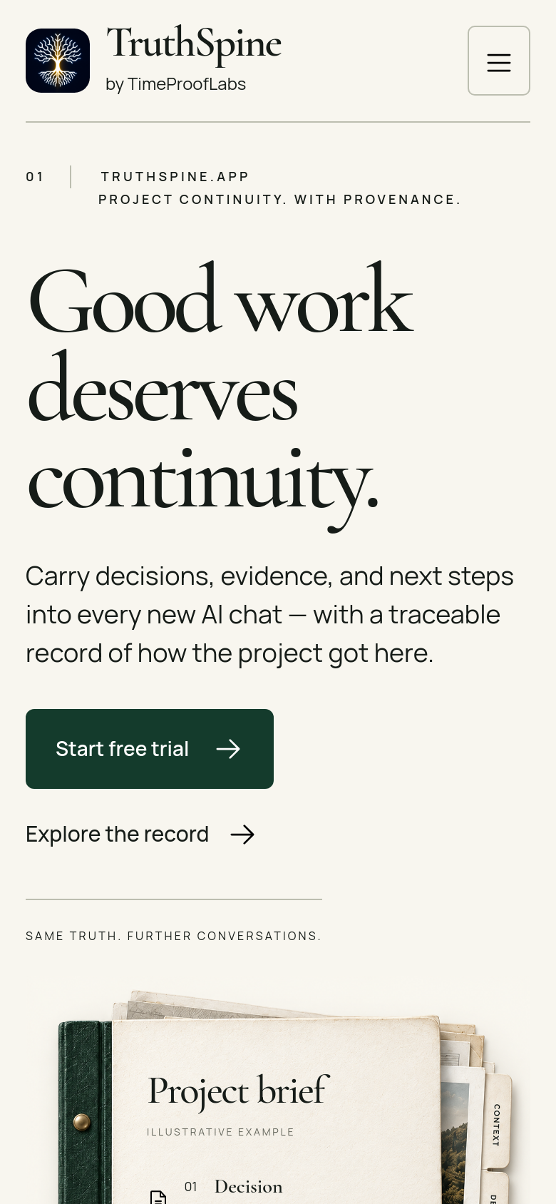 Homepage / Lander