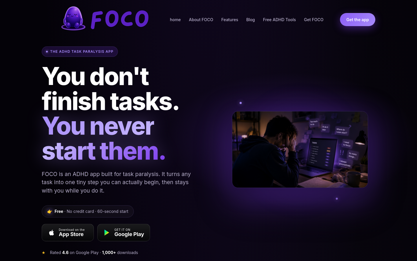 Captured Homepage / Lander