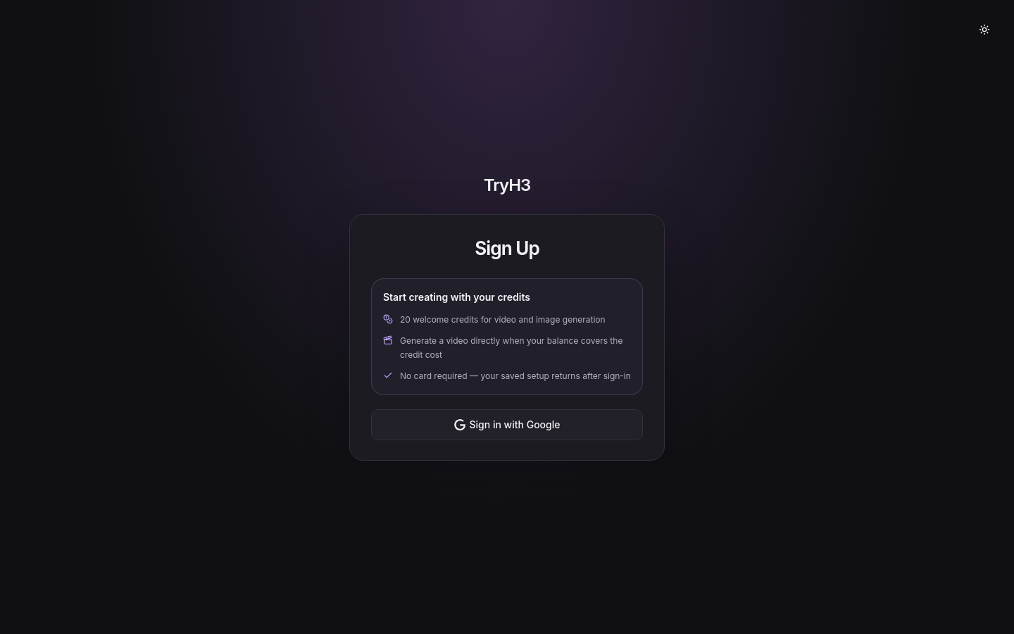 Sign Up