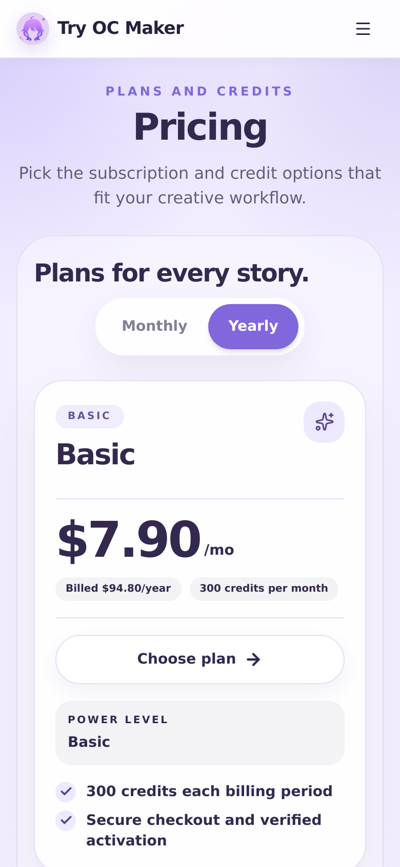 Pricing