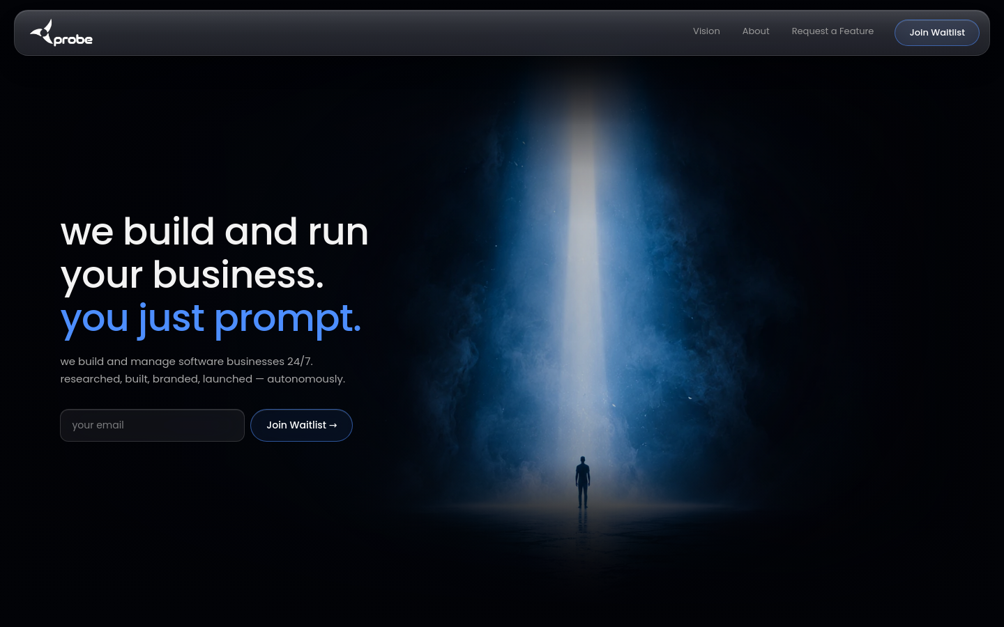 Captured Homepage / Lander