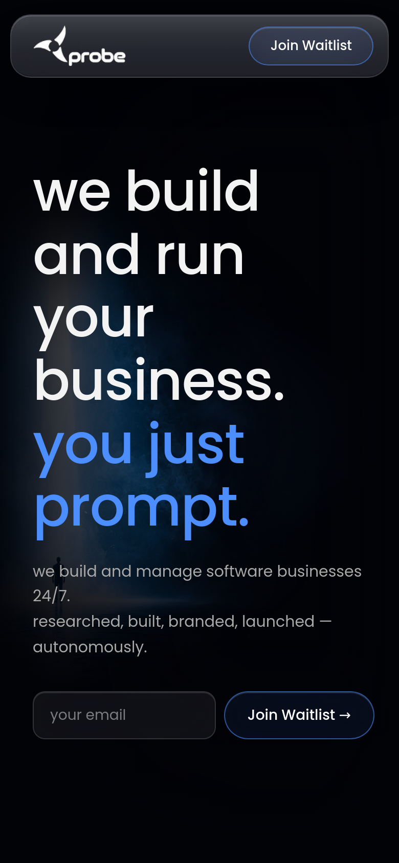 Homepage / Lander