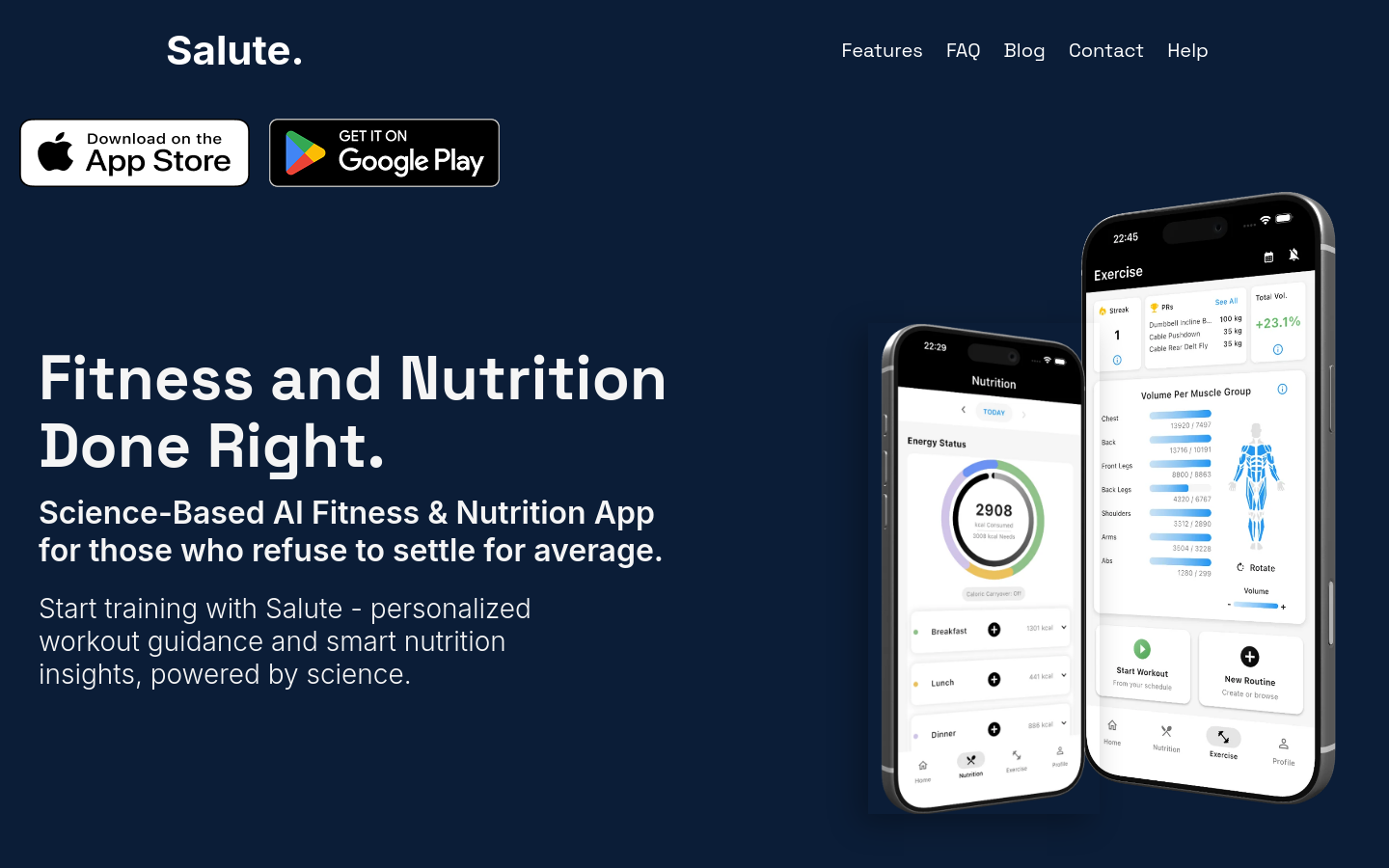 Captured Homepage / Lander