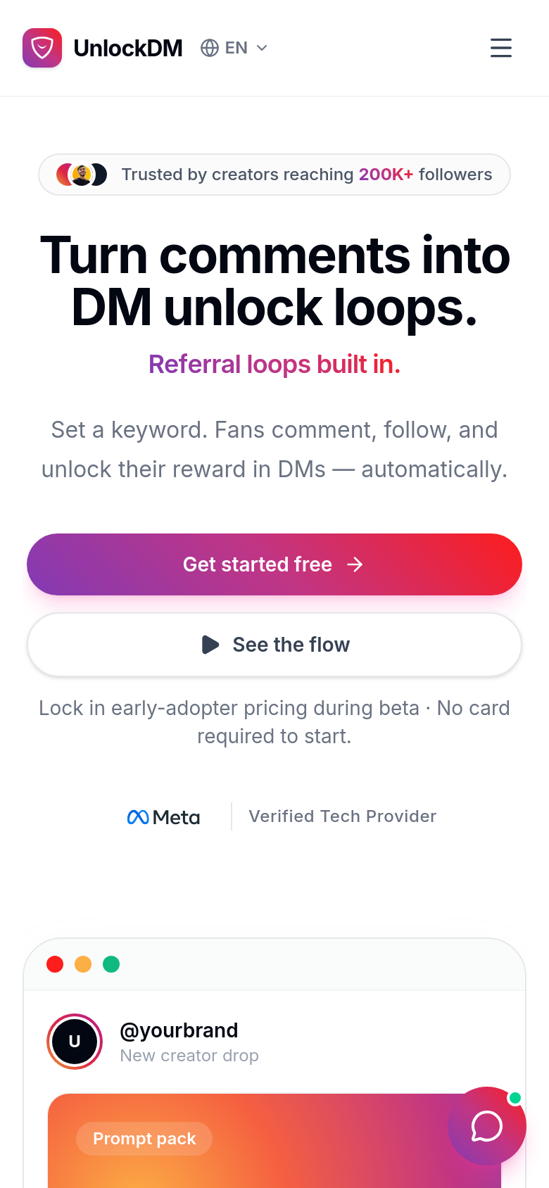 Homepage / Lander
