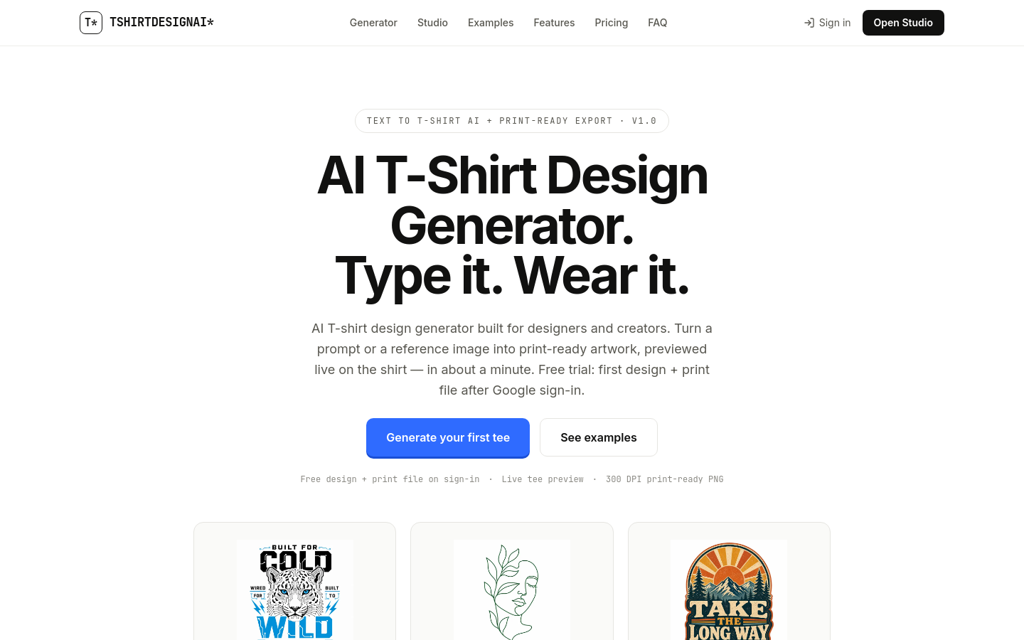Captured Homepage / Lander