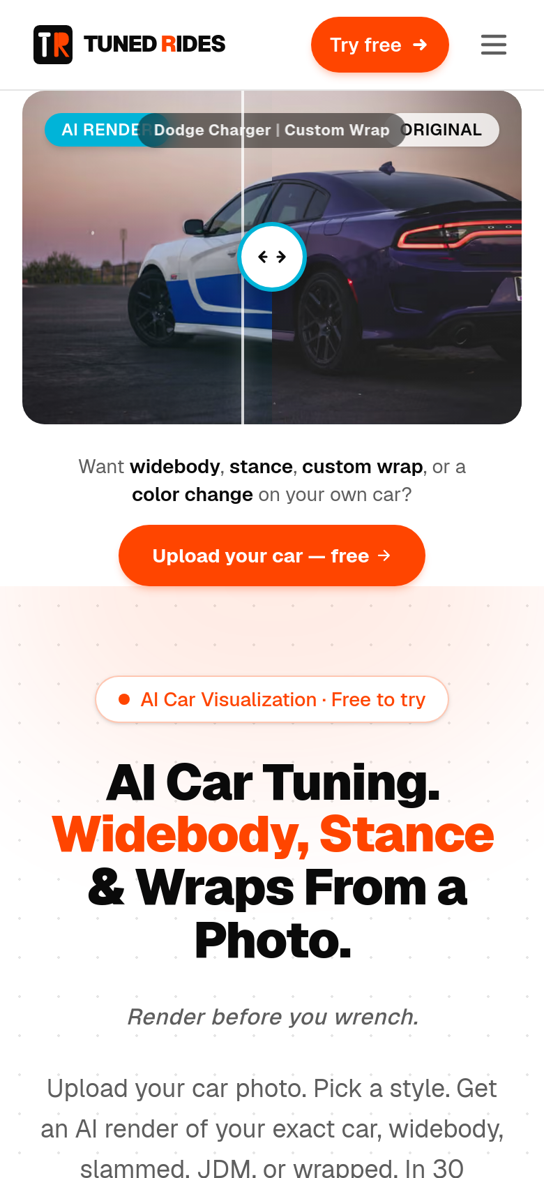 Homepage / Lander