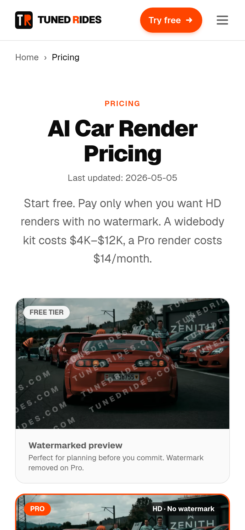 Pricing