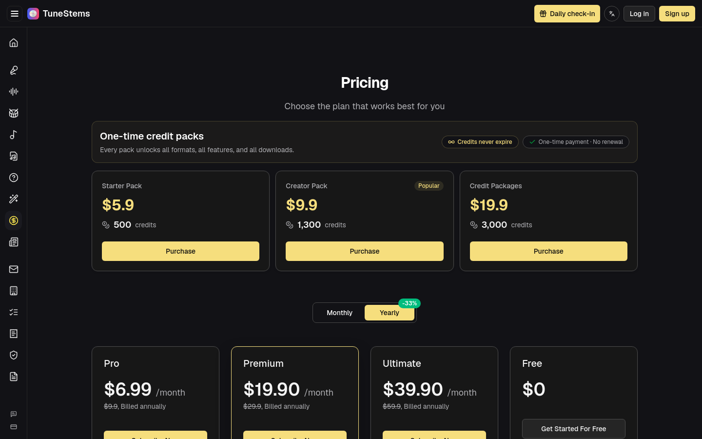Pricing