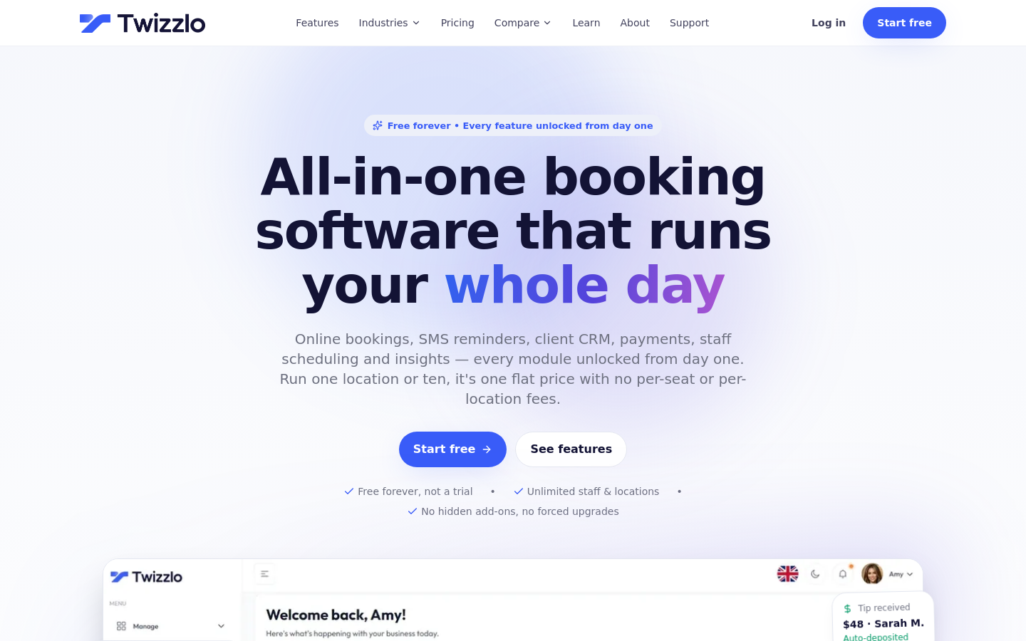 Captured Homepage / Lander