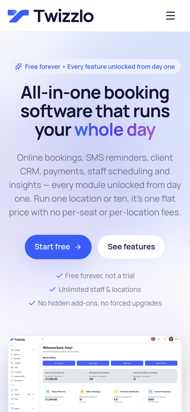 Homepage / Lander