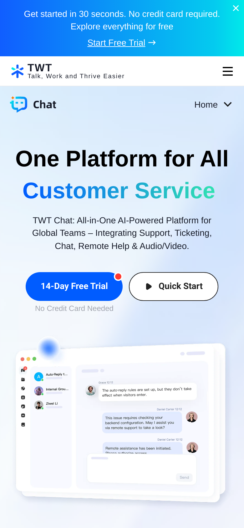 Homepage / Lander