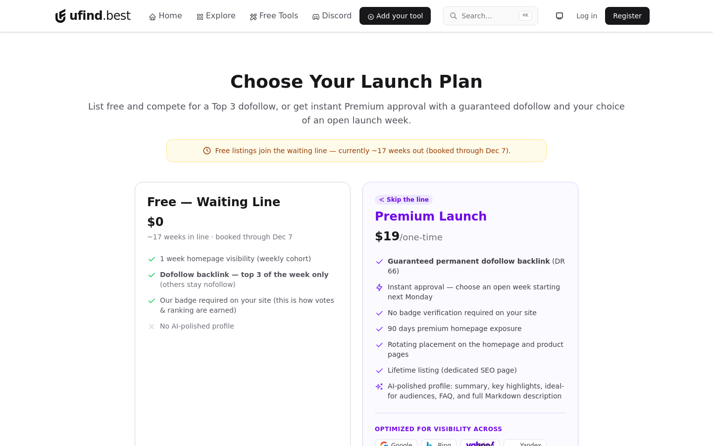 Pricing