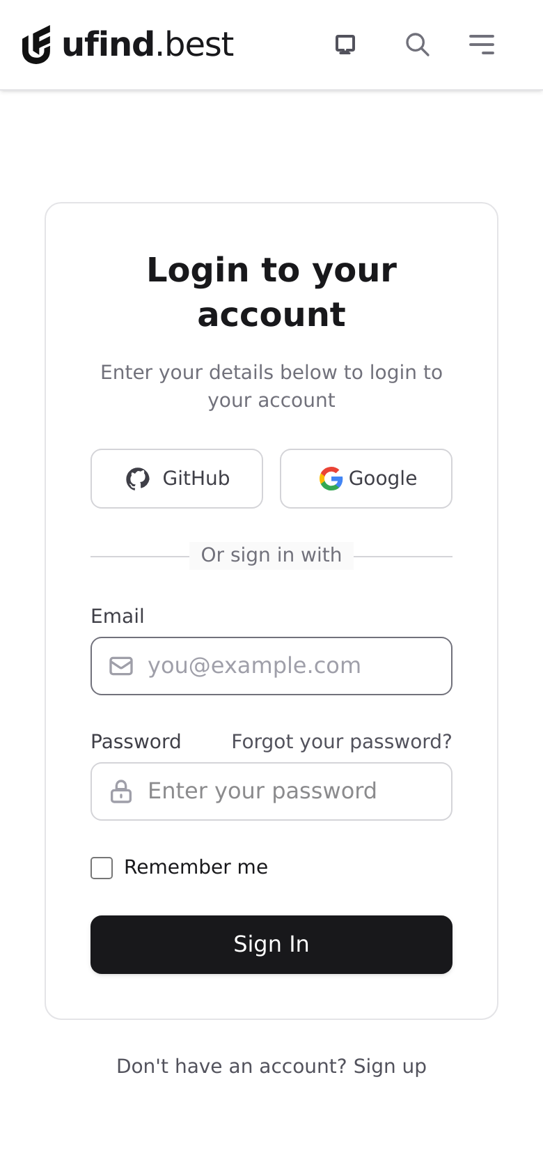 Login