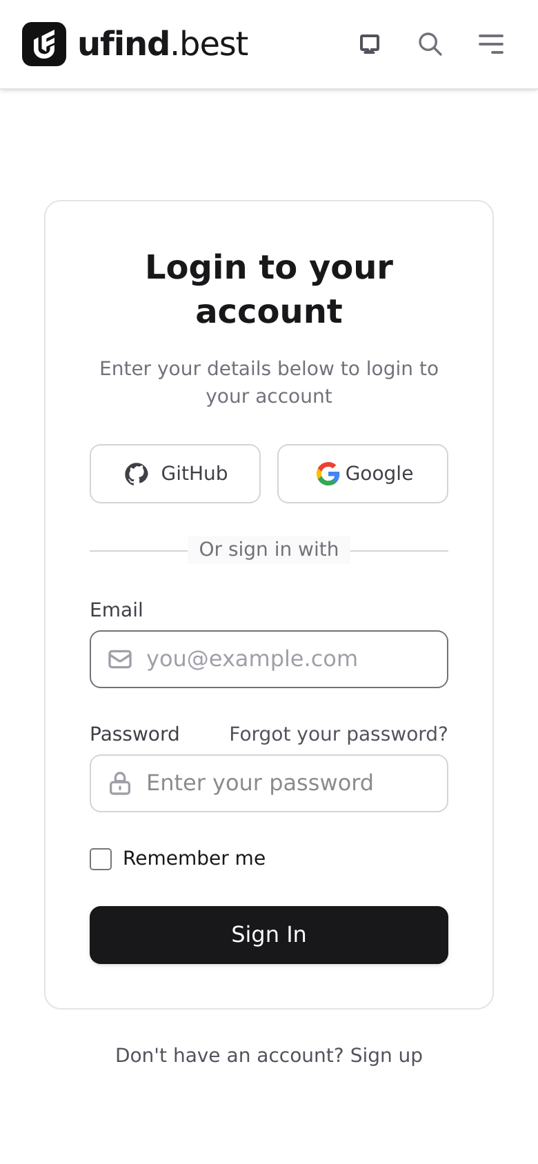 Login