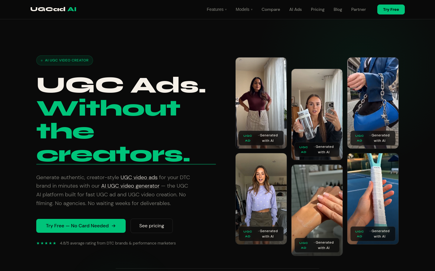Captured Homepage / Lander