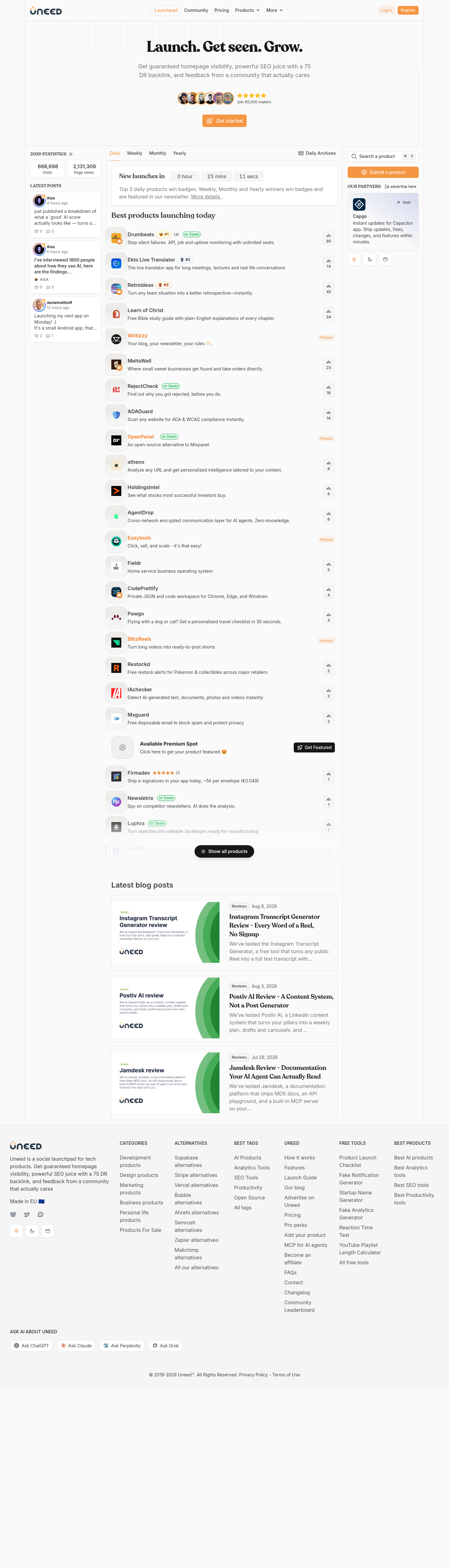 uneed.best — 