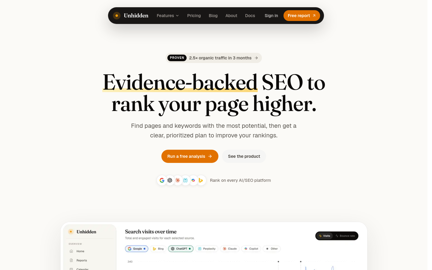 Captured Homepage / Lander