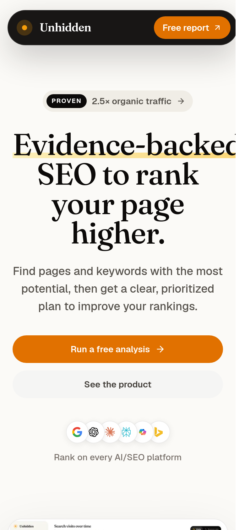 Homepage / Lander