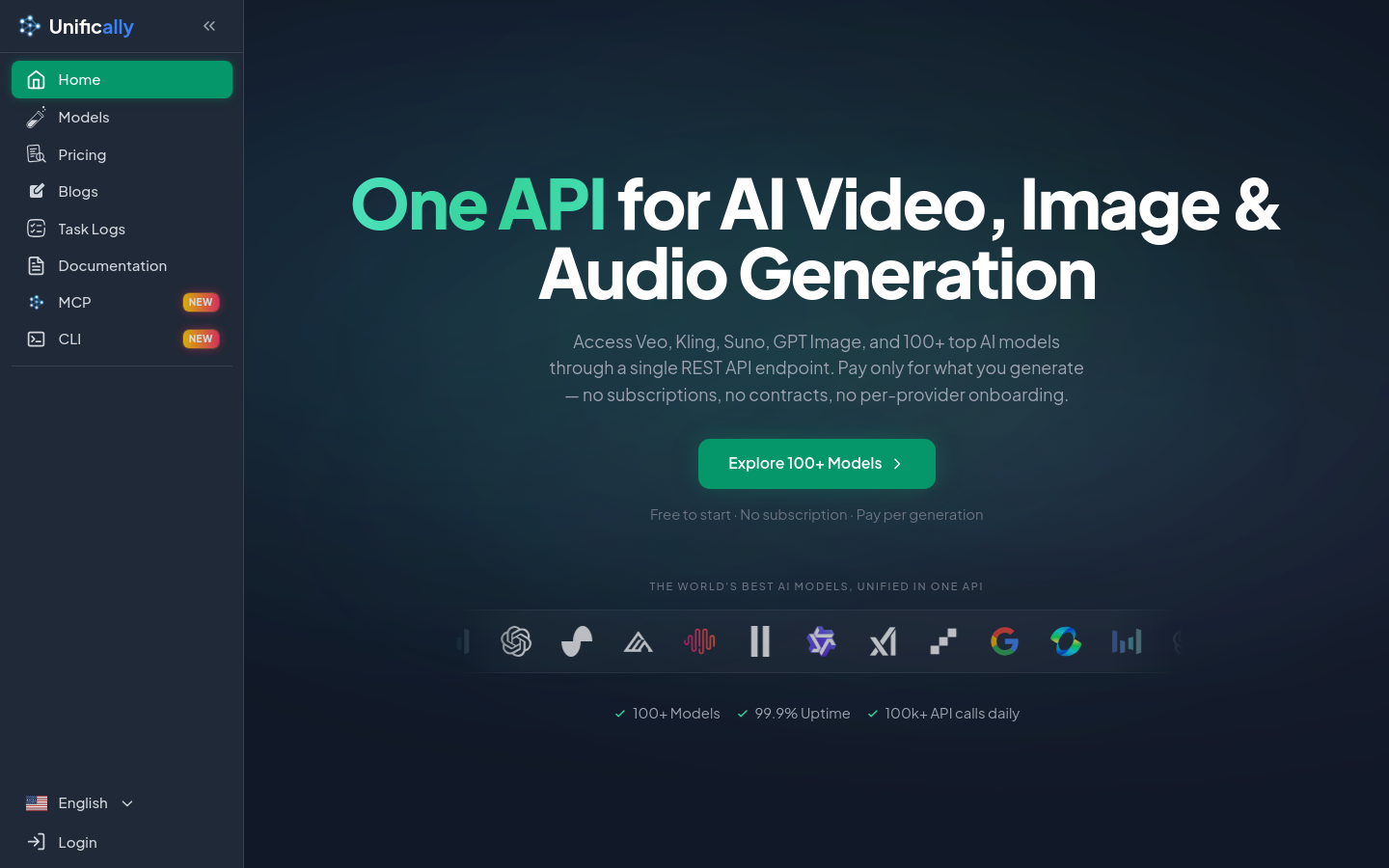 Captured Homepage / Lander