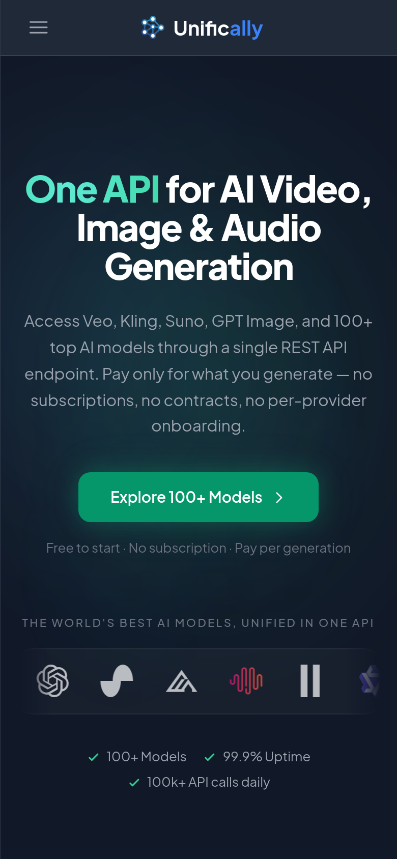 Homepage / Lander