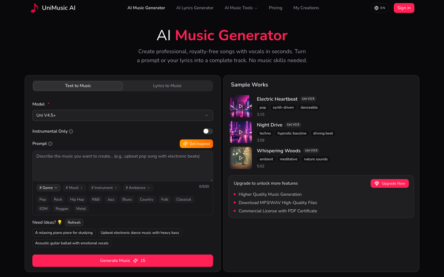 Captured Homepage / Lander