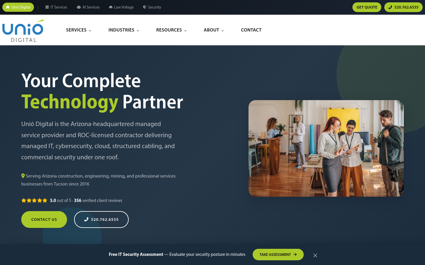Captured Homepage / Lander